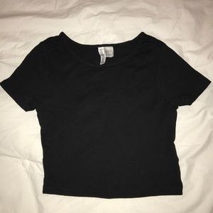 Black Crop Top